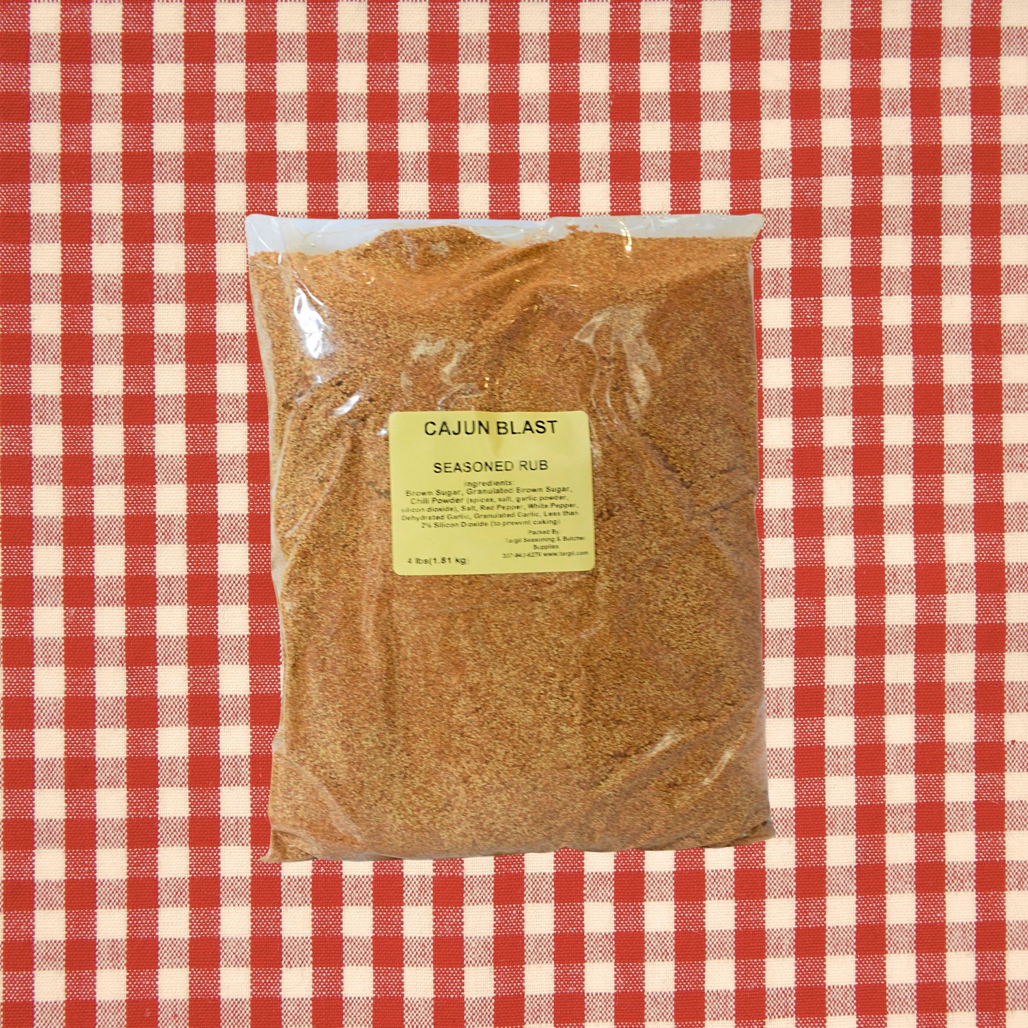Cajun Blast Seasoned Rub 48oz (4lb) 1.81 KG