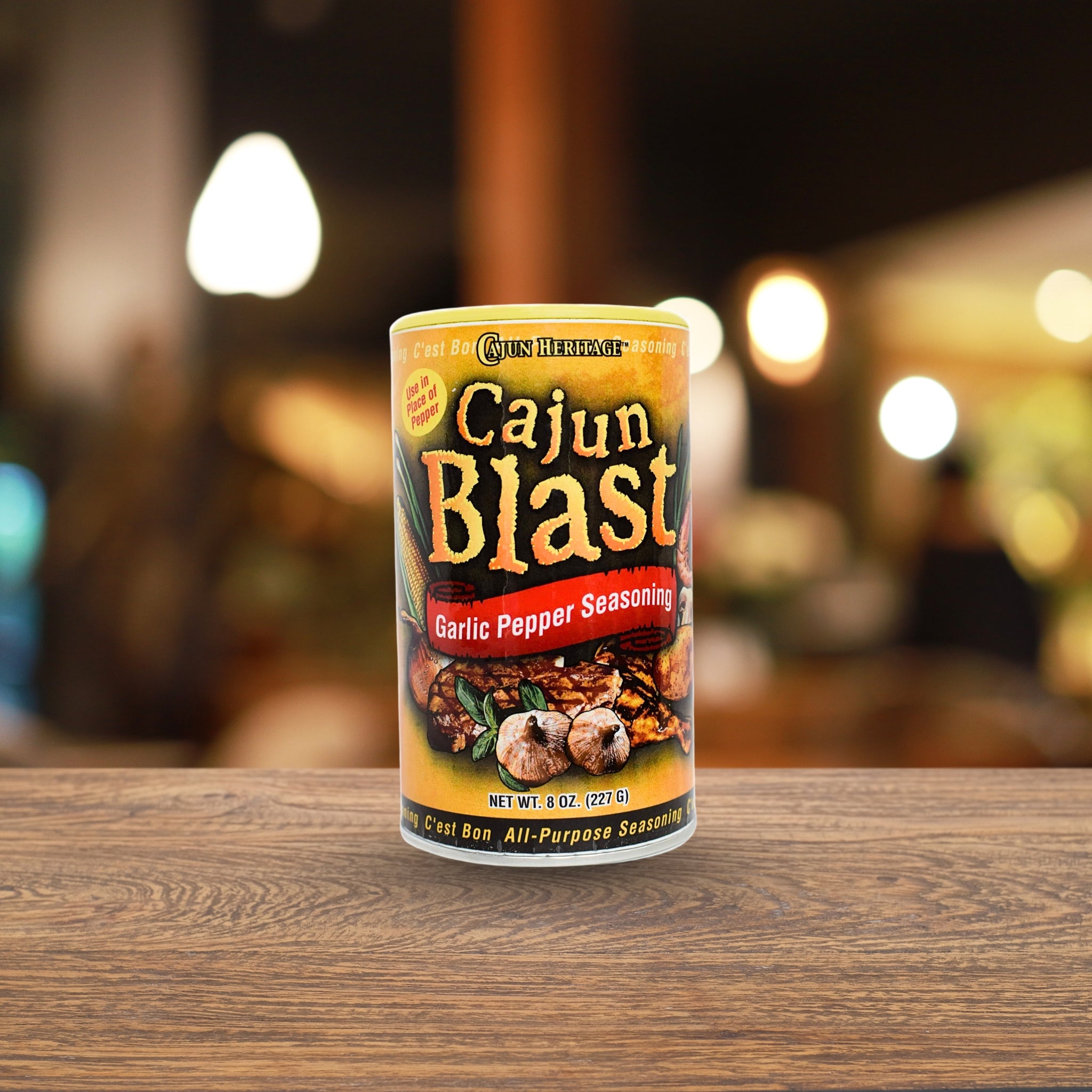 Cajun Blast Garlic Pepper Seasoning 8oz
