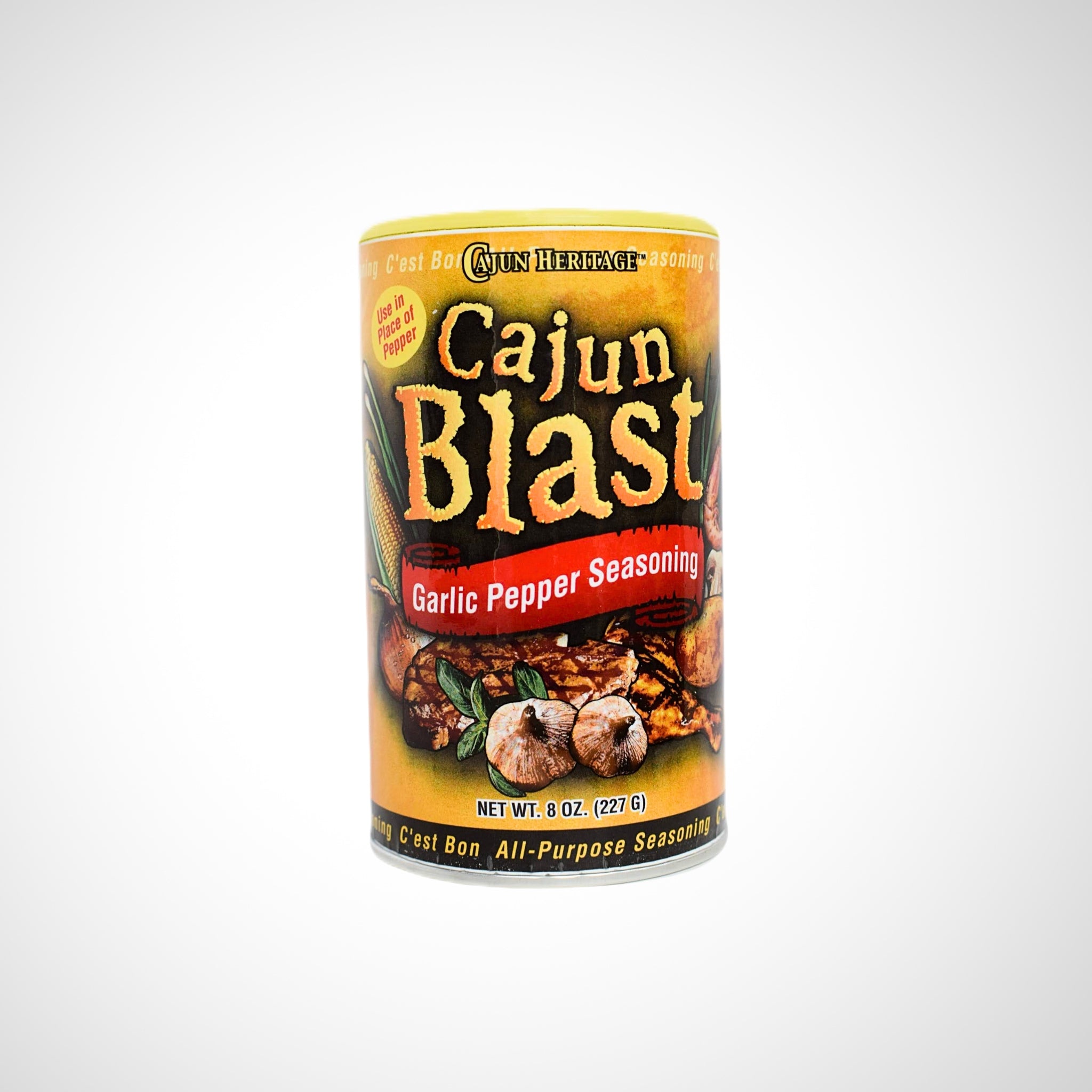 Cajun Blast Garlic Pepper Seasoning 8oz