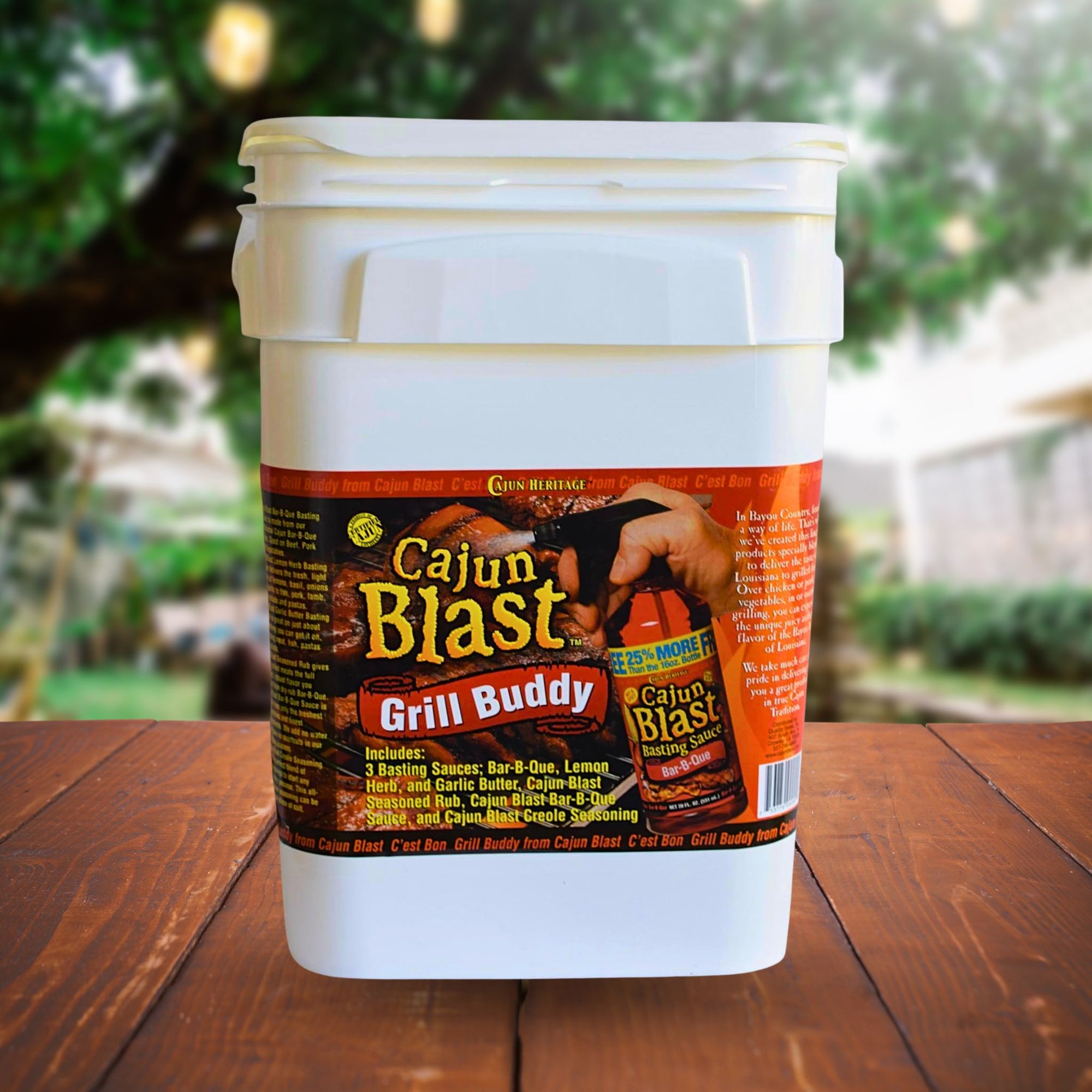 Cajun Blast BIG Grill Buddy Bucket